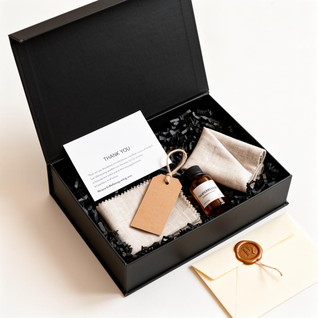 Press kit y PR box personalizados para lanzamiento de marca
